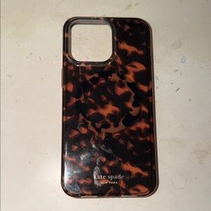 Kate Spade Brown and Black 15 PRO MAX Phone Case